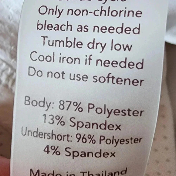 NWT Calia Golf skort plus size XXL white and seafoam blue - Picture 7 of 7